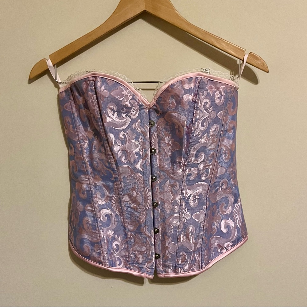 Pink and Purple Corset Top